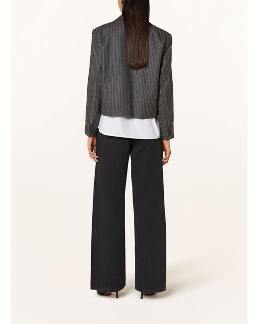 Ba&sh Black Cropped-Blazer ACCEPT