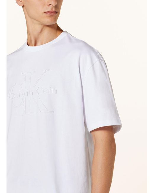 Calvin Klein T-Shirt in White für Herren