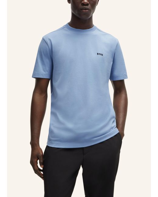 Boss T-Shirt TEE Regular Fit in Blue für Herren