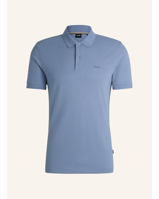 Boss Poloshirt PALLAS Regular Fit in Blue für Herren
