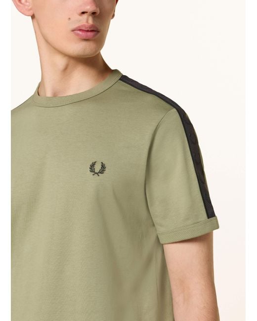 Fred Perry T-Shirt in Green für Herren
