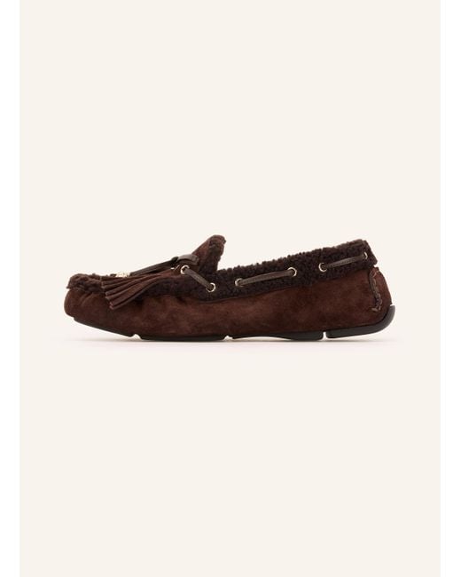Jimmy Choo Brown Mokassins MANON