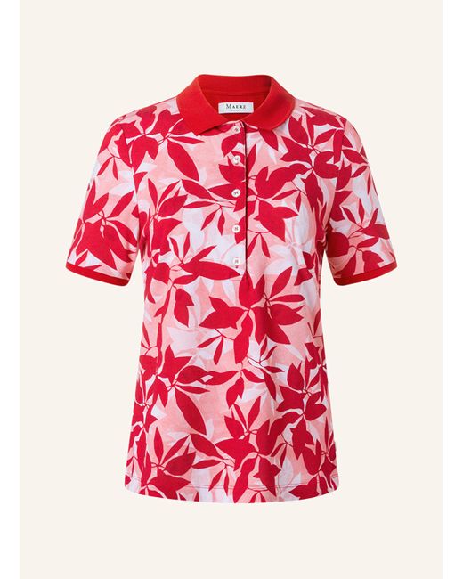 Maerz Red Piqué-Poloshirt