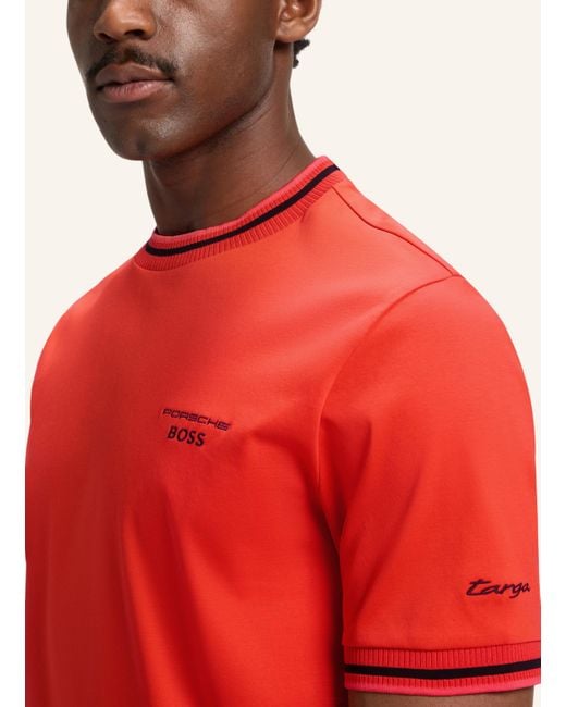 Boss T-Shirt C-TAUT 197_PS Regular Fit in Red für Herren