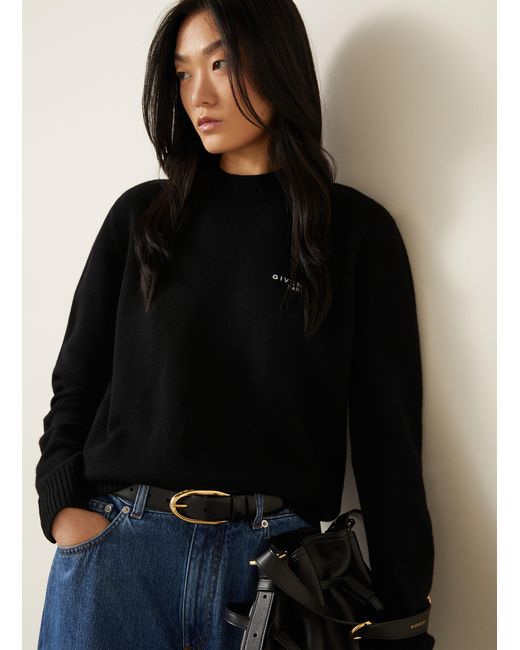 Givenchy Blue Pullover mit Cashmere