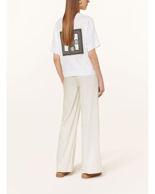 Marc O' Polo Natural Marlenehose mit Leinen