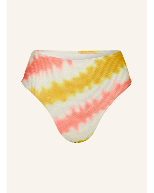 watercult Yellow High-Waist-Bikini-Hose SOMMER MUSE mit Glitzergarn