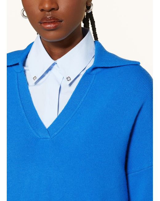 Maje Blue Pullover