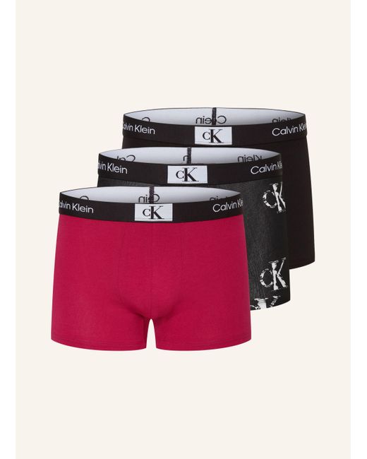 Calvin Klein 3er-Pack Boxershorts CK96 in Pink für Herren