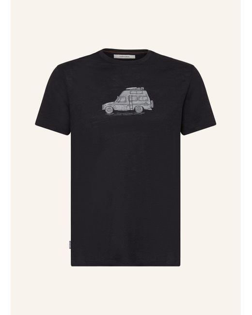 Icebreaker T-Shirt MERINO 150 TECH LITETM aus Merinowolle in Black für Herren