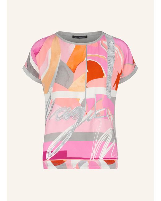 Betty Barclay Pink T-Shirt im Materialmix