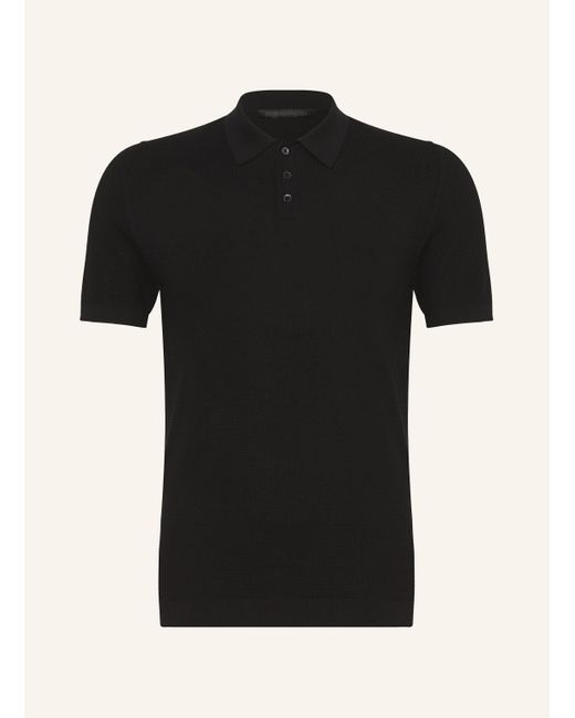 Drykorn Piqué-Poloshirt TRITON in Black für Herren