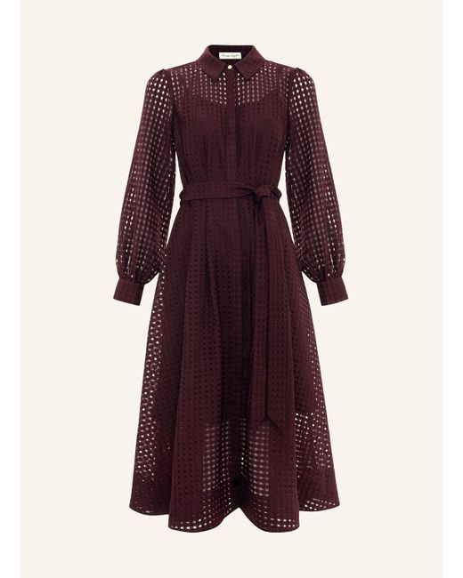 Phase Eight Purple Hemdblusenkleid NATALIE