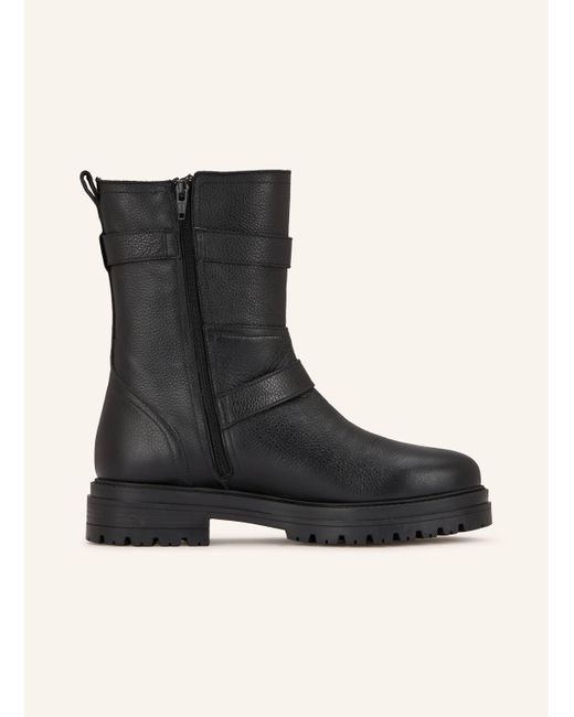 Pertini Black Biker Boots