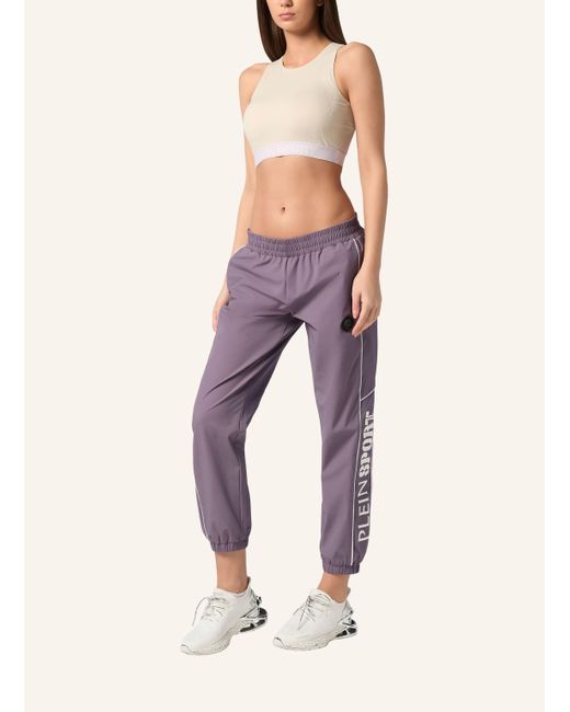 Philipp Plein Purple Jogginghose SCRATCH
