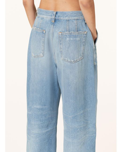 Palm Angels Blue Straight Jeans