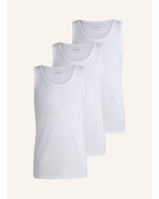 Boss Unterhemden 3er-Pack in White für Herren