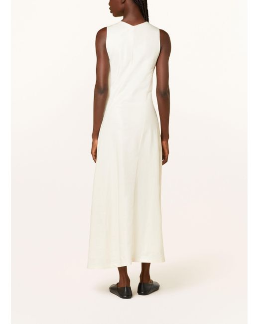 Calvin Klein Natural Kleid mit Leinen