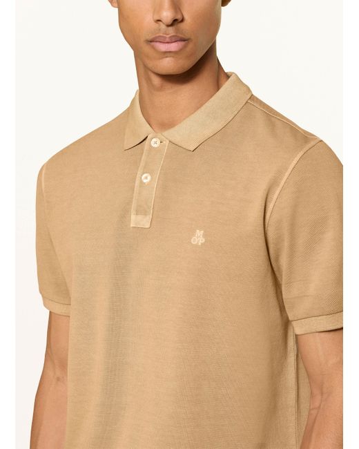 Marc O' Polo Piqué-Poloshirt Regular Fit in Natural für Herren