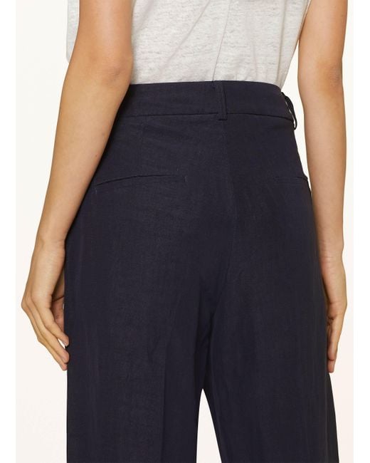 Cambio Blue Marlenehose AMELIE mit Leinen