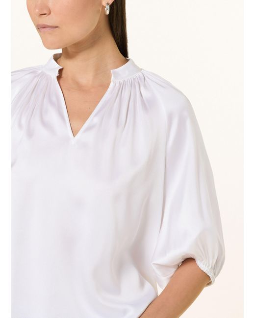Herzensangelegenheit White Seidenbluse mit 3/4-Arm