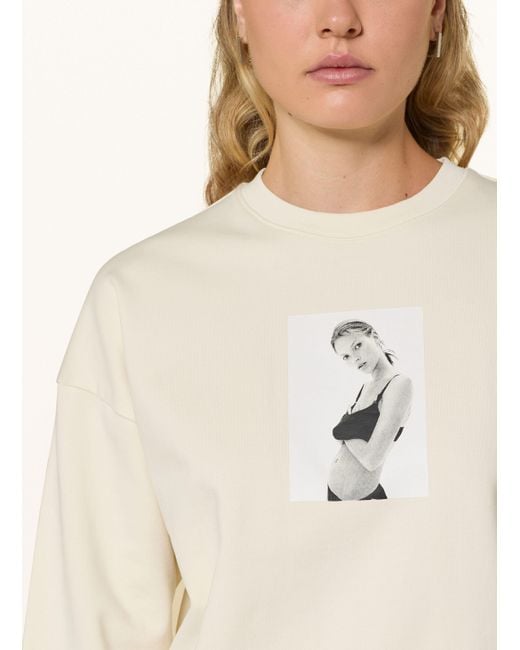 Calvin Klein Natural Sweatshirt CLASSIC KATE