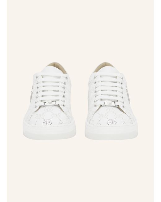 Philipp Plein Natural Lo-Top Turnschuhe MONOGRAM