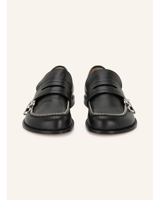 J.W. Anderson Black Penny-Loafer