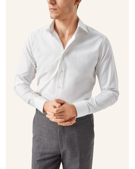 Eton of Sweden Contemporary fit Baumwoll-TM-Hemd in White für Herren