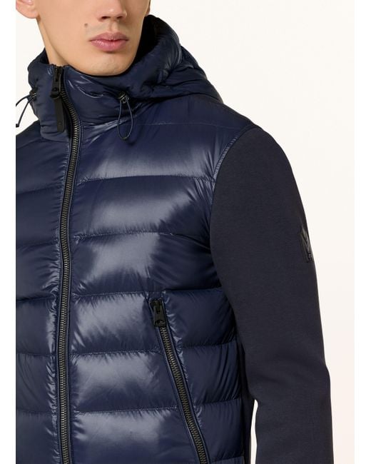 Mackage Daunenjacke FRANK-R im Materialmix in Blue für Herren