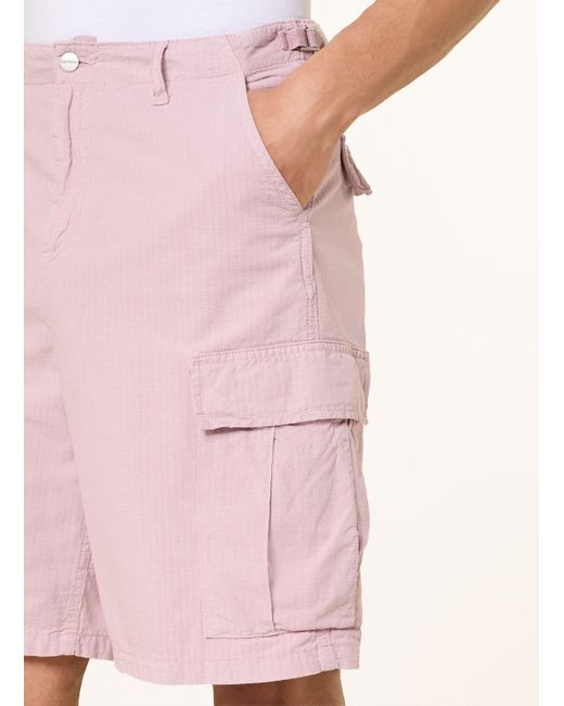 Carhartt Cargoshorts ALAN Relaxed Fit in Pink für Herren