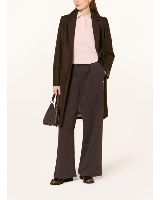 Lacoste Pink Piqué-Poloshirt mit 3/4-Arm