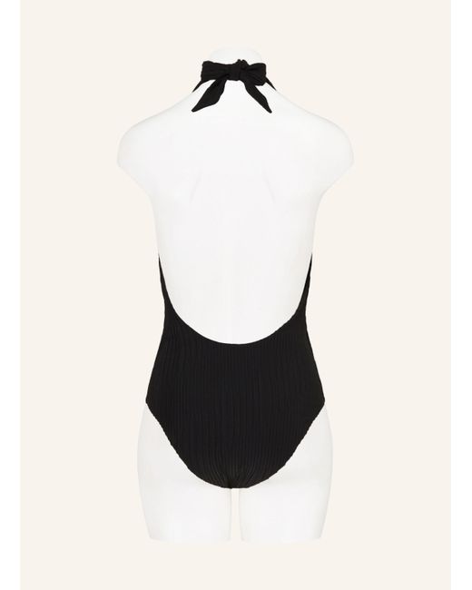 Boss Black Neckholder-Badeanzug DOUBLE B mit Cut-out