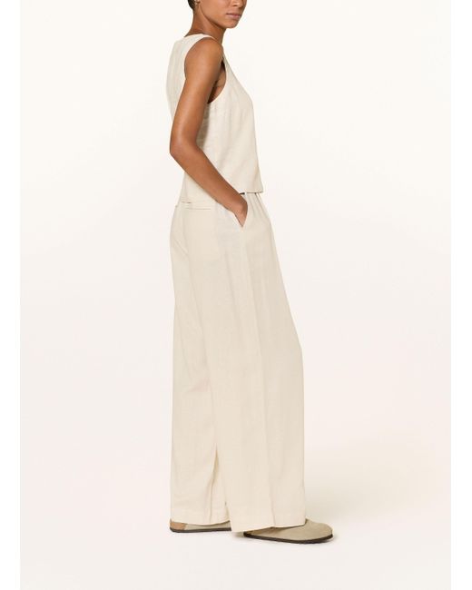 MSCH Copenhagen Natural Marlenehose MSCHRYAN mit Leinen
