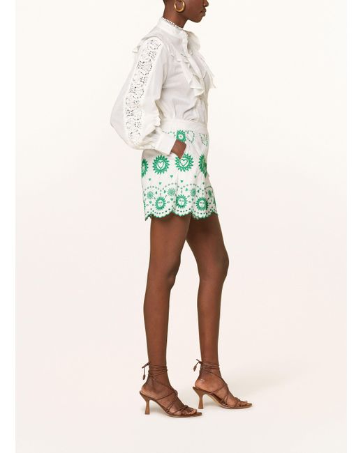 FABIENNE CHAPOT Green Shorts BREECE