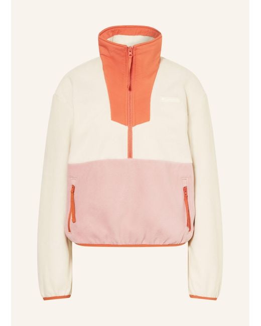 Columbia Pink Fleece-Troyer SEQUOIA GROVETM
