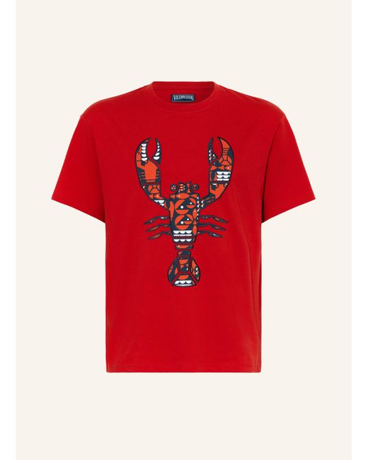 Vilebrequin T-Shirt TARECK in Red für Herren