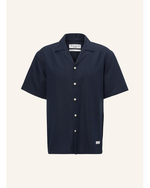Marc O' Polo Kurzarm-Hemd in Blue für Herren