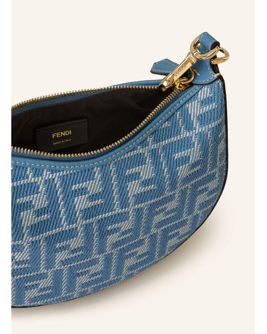 Fendi Blue Hobo-Bag GRAPHY MINI