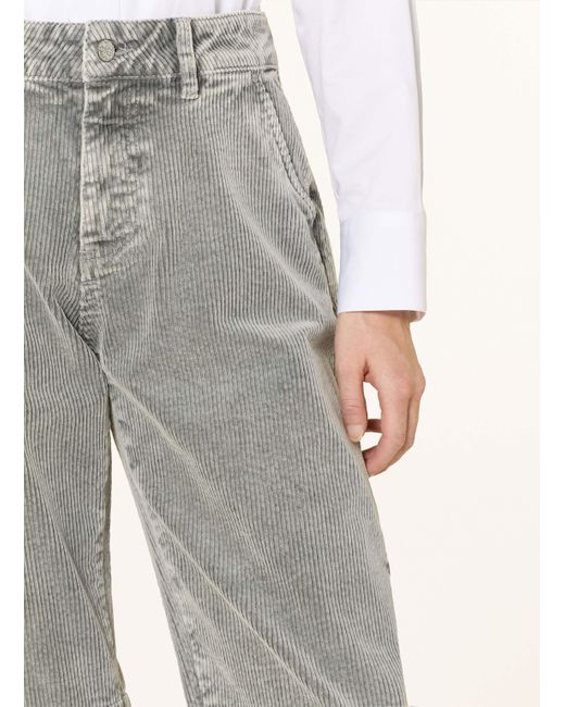 Buena Vista Gray Barrel Jeans aus Cord