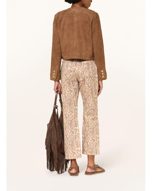 Ba&sh Natural Lederjacke MELLA