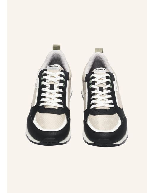 HUGO Sneaker ICELIN_RUNN_PUNY in Natural für Herren
