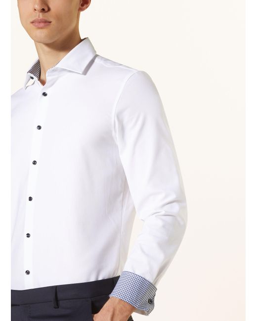 Seidensticker Hemd Slim Fit in White für Herren