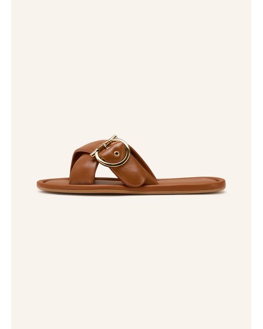 Ferragamo Brown Pantoletten ELYZIA