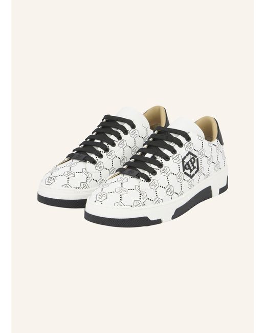Philipp Plein Natural Lo-Top Turnschuhe MONOGRAM