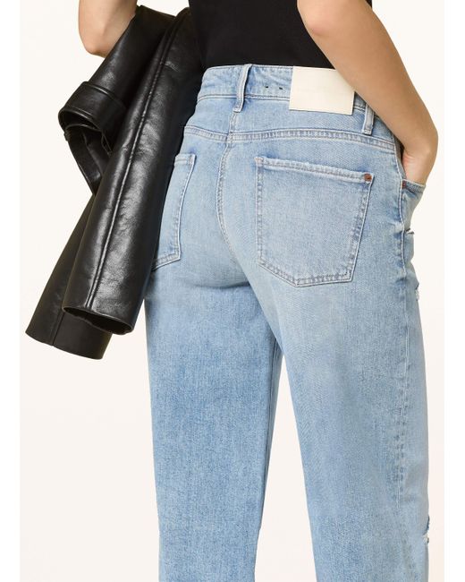 Cambio Blue Wide Leg Jeans AIMEE