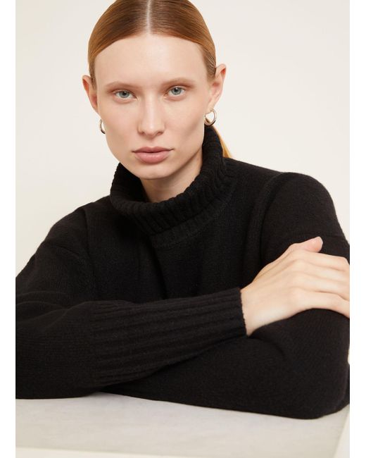 Proenza Schouler Black Rollkragenpullover SANDRA mit Cashmere