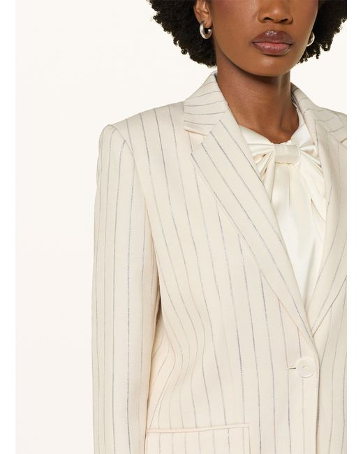 Sandro Natural Blazer mit Glitzergarn