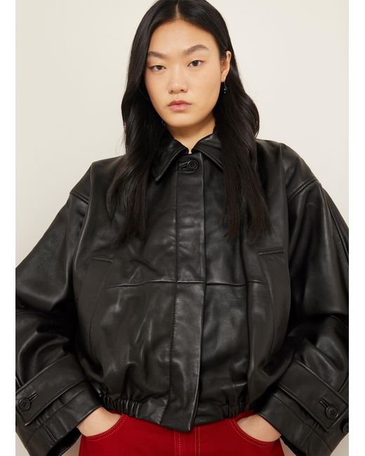 Rohe Black Lederblouson
