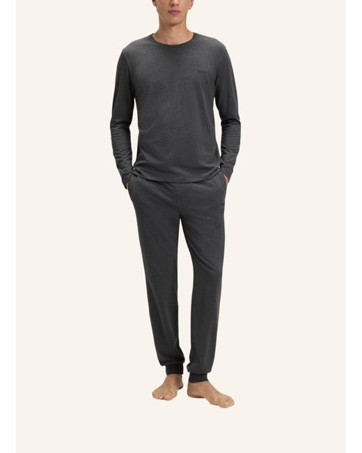 Boss Schlafshirt MIX&MATCH in Black für Herren